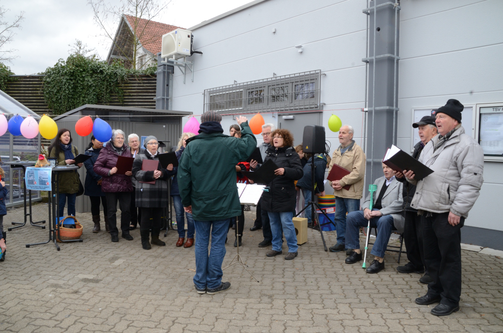 Infostand beim EDEKA ©Harmonie Palmbach