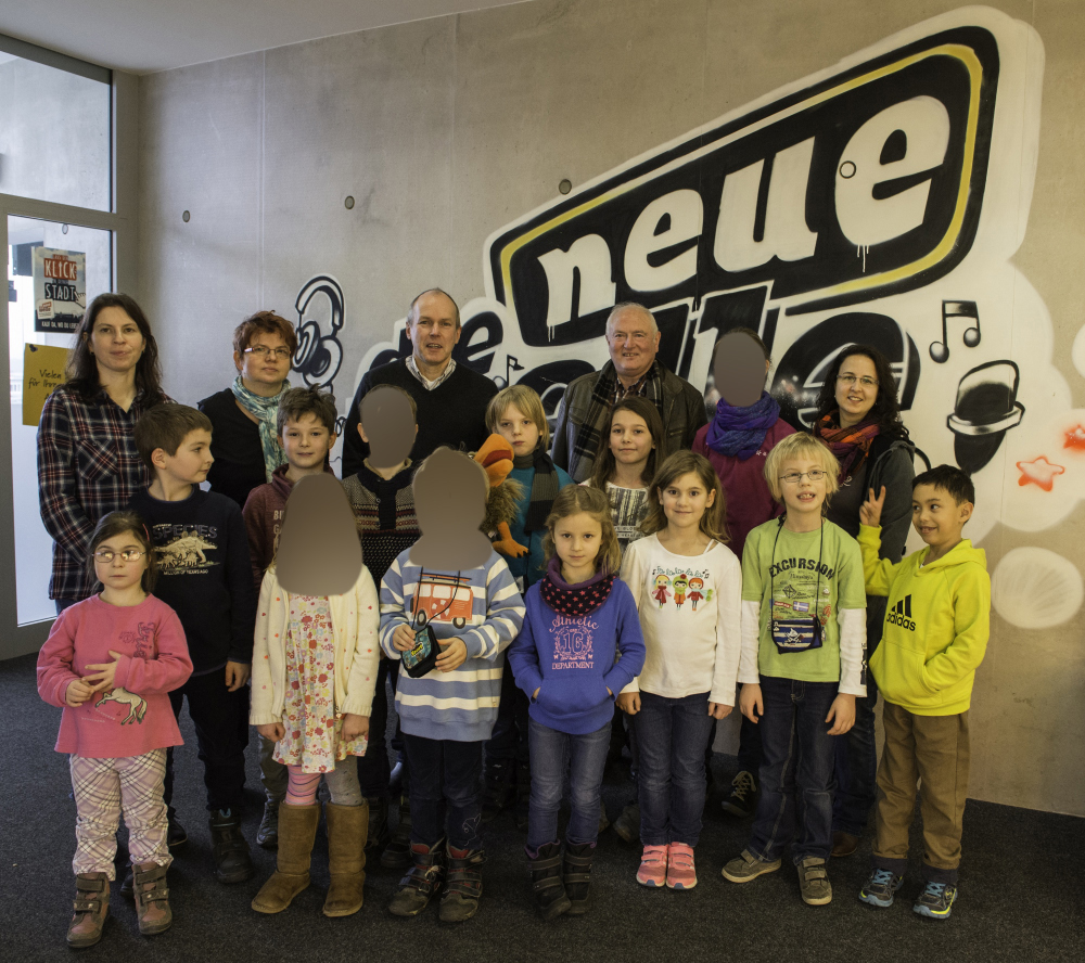 Unsere muntere Truppe bei der neuen Welle