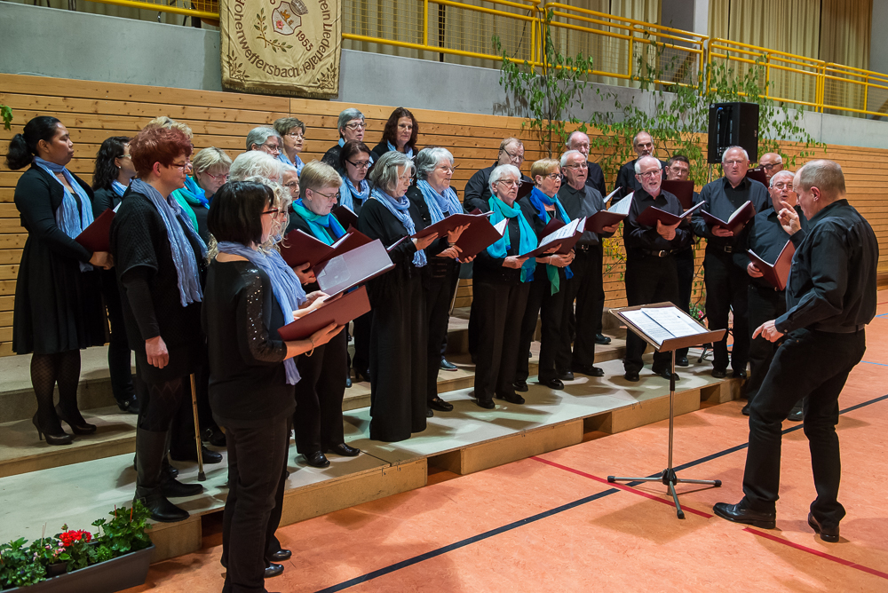 Stammchor und Mittendrin beim Frühlingsfest der Liedertafel Hohenwettersbach