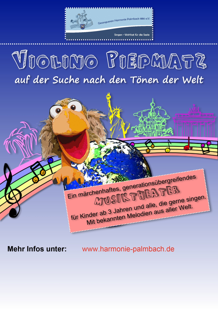 Violino Piepmatz auf der Suche nach den Tönen der Welt