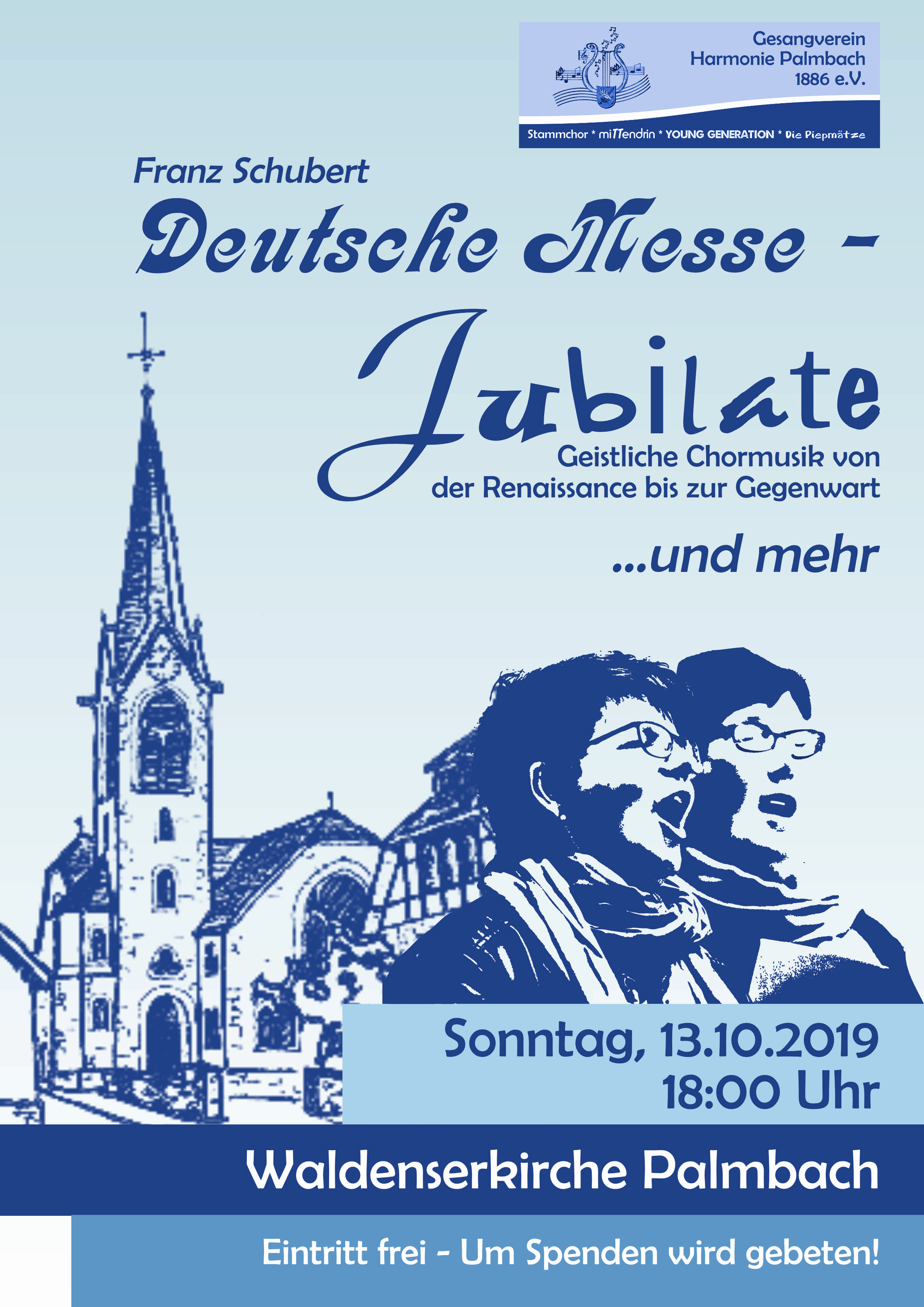 Chorkonzert 2019 Plakat