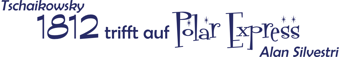 1812 trifft aus Polar Express Logo